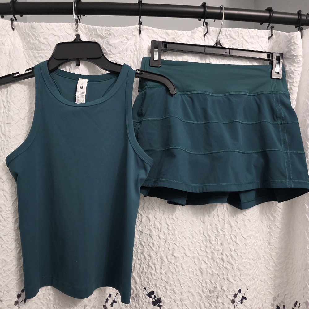 Lululemon Tank Top and Skort Set